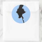 BURMA RONDE STICKER (Tas)
