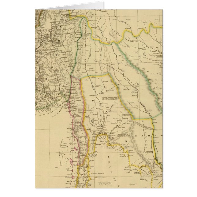 Burmah, Siam, Cochin China (Voorkant)