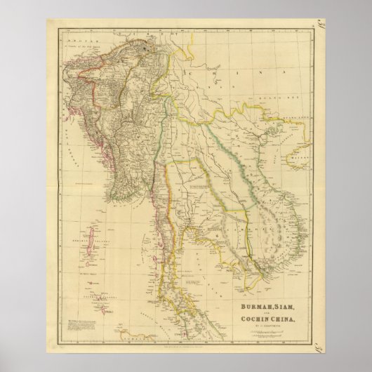 Burmah, Siam, Cochin China Poster (Voorkant)