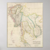 Burmah, Siam en Cochin China Poster (Voorkant)
