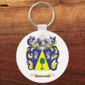 Burmann-wapenstilstand (gezinscrest) sleutelhanger (Voorkant)