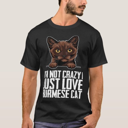Burmese  Burmese cat  Burmese mother T-shirt (Voorkant)