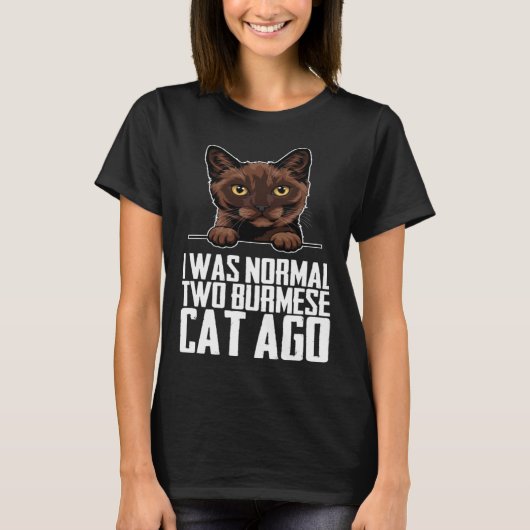 Burmese  Burmese cat  Burmese mother T-shirt (Voorkant)