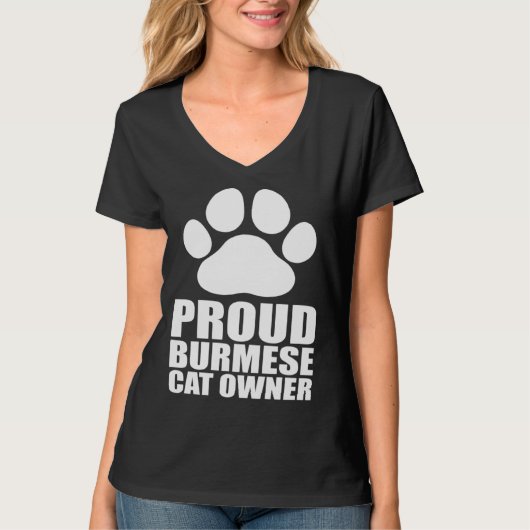 Burmese cat  Burmese  Burmese kitten  1 T-shirt (Voorkant)