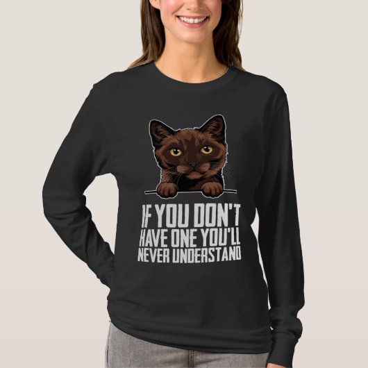 Burmese cat  Burmese  Burmese kitten  4 T-shirt (Voorkant)