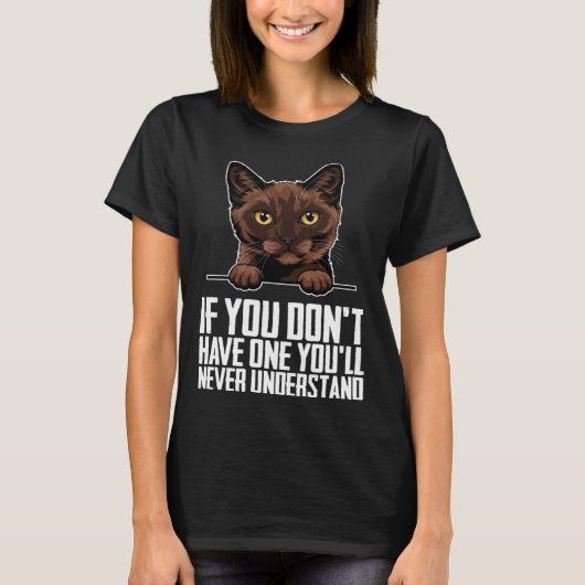 Burmese cat Burmese Burmese kitten 4 T-shirt (Voorkant)