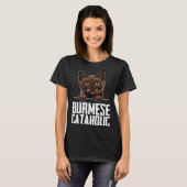 Burmese cataholic t-shirt (Voorkant volledig)