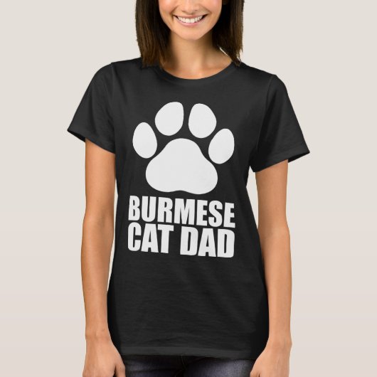 Burmese cats  Burmese  Burmese kitten  1 T-shirt (Voorkant)