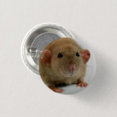 Burmese dumbo Rat Ronde Button 3,2 Cm (Voorkant /achterkant)