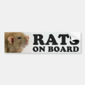 (Burmese) Rats on board Bumpersticker (Voorkant)