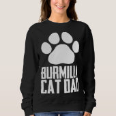 Burmilla cat dad trui (Voorkant)