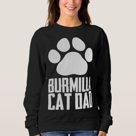Burmilla cat dad trui (Voorkant)