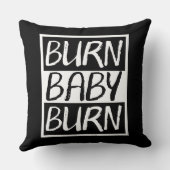 Burn Baby Burn Kussen (Achterkant)