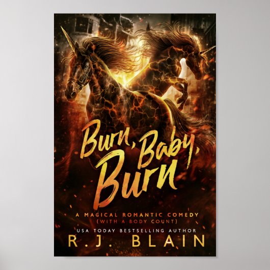 Burn Baby Burn Poster (Voorkant)