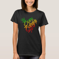 Burn Babylon Graffiti Label Stijl Rasta Kleuren Re