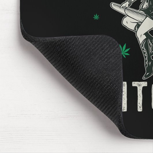 Burn Blunts niet heksen grappige wiet roker stoner Muismat (Hoek)