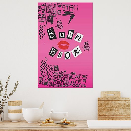 Burn Book Poster (Keuken)