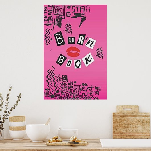 Burn Book Poster (Keuken)