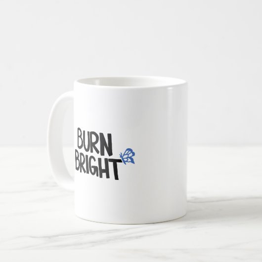 Burn Bright BL Mug Koffiemok (Voorkant links)