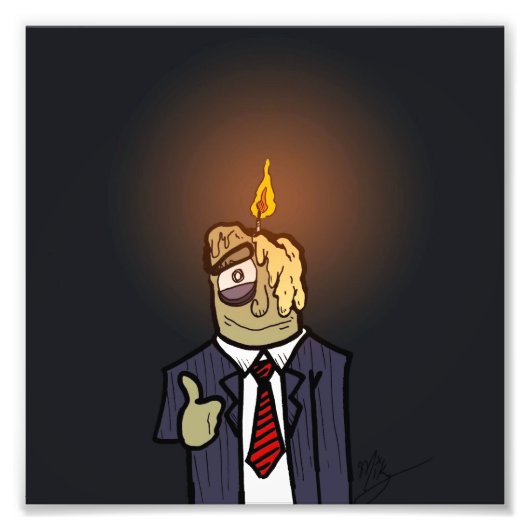 burn-out foto afdruk (Voorkant)