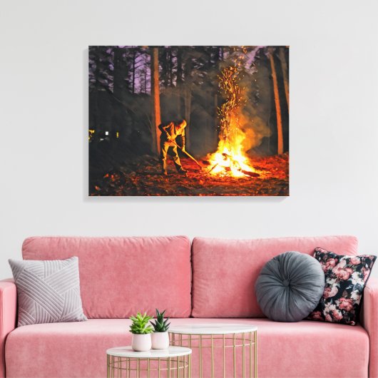 BURN SEASON Canvas Kunst (Insitu (Woonkamer))