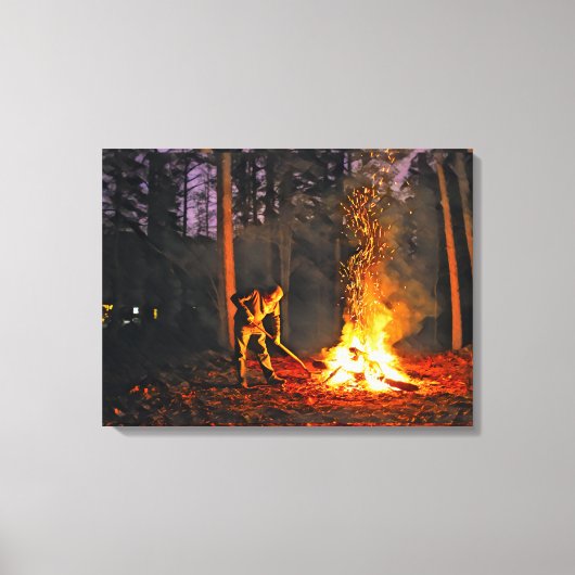 BURN SEASON Canvas Kunst (Voorkant)
