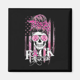 Burn Skull Borstkanker Bewustzijn Kanker Magneet