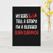 Burn Survivor Gifts | Ongelukken bij brand Kaart (Gele Bloem)