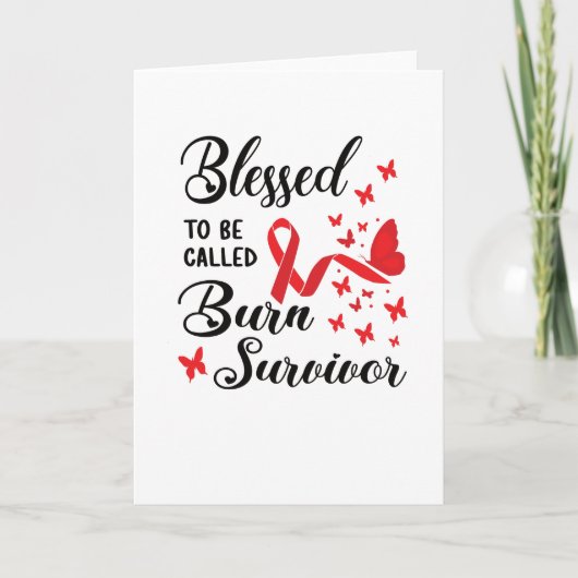 Burn Survivor Gifts | Ongelukken bij brand Kaart (Voorkant)