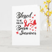 Burn Survivor Gifts | Ongelukken bij brand Kaart (Gele Bloem)