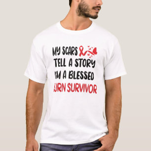 Burn Survivor Gifts Ongelukken bij brand T-shirt