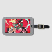 Burn the Witch Tote Bag – Spooky Halloween Accesso Bagagelabel (Voorkant (horizontaal))