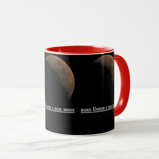 Burn Under a Real Moon Mug Mok (Voorkant rechts)