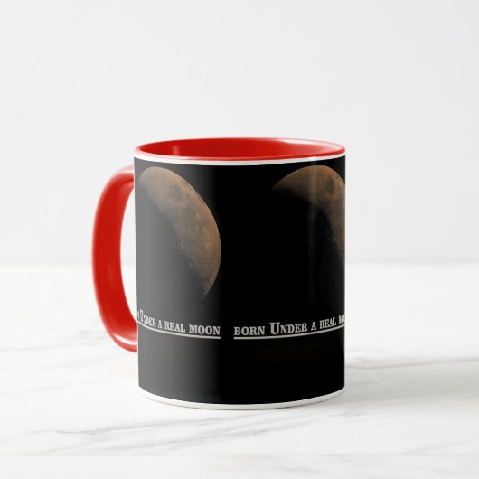 Burn Under a Real Moon Mug Mok (Voorkant links)