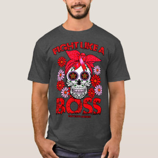 Burn Victims Awareness gevecht als een baas T-shirt