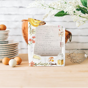 Burnaby Banana Bake Watercolor Recept Heirloom Theedoek