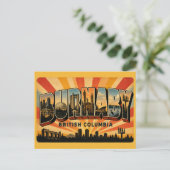 Burnaby BC Central City Briefkaart (Staand voorkant)