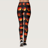BurnDown-Leggings voor het branden van liefdesbos Leggings (Achterkant)