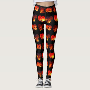BurnDown-Leggings voor het branden van liefdesbos Leggings
