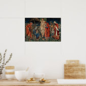 Burne-Jones - Aanbidding der Wijzen Poster (Keuken)