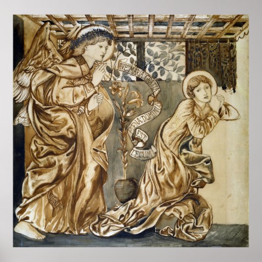Burne-Jones - Aankondiging Poster (Voorkant)