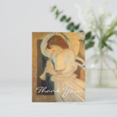 Burne-Jones' An Angel die een flageolet speelt Briefkaart (Staand voorkant)