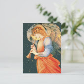 Burne-Jones Angel speelt een flageolet CC1130 Briefkaart (Staand voorkant)