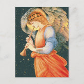 Burne-Jones Angel speelt een flageolet CC1130 Briefkaart (Voorkant)