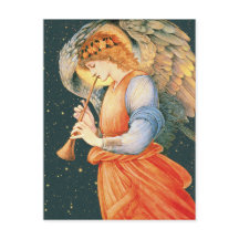 Burne-Jones Angel speelt een flageolet CC1130