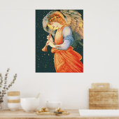 Burne-Jones Angel speelt flageolet CC1135 Groter Poster (Keuken)