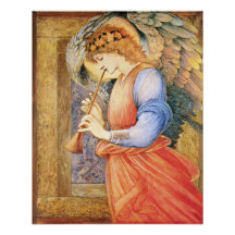 Burne-Jones Angel speelt flageolet CC1152 Groter