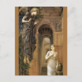 Burne-Jones Annunciation CC0423 Angel Briefkaart (Voorkant)