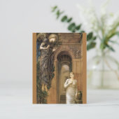 Burne-Jones Annunciation CC0423 Angel Briefkaart (Staand voorkant)