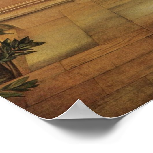 Burne-Jones Annunciation CC0433 Angel Poster (Hoek)